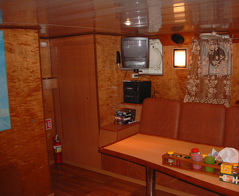Under-deck cabin