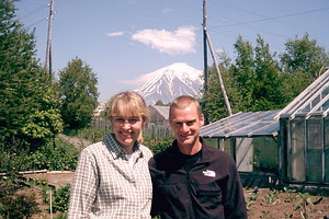 Tracy and Gary at the Dacha.