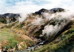General view of the Geysers & Fumaroles.