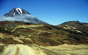 Road to Viluchinsky Volcano.